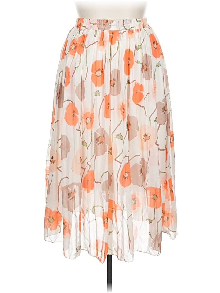 Pre-owned Unbranded Casual Skirt In Orange