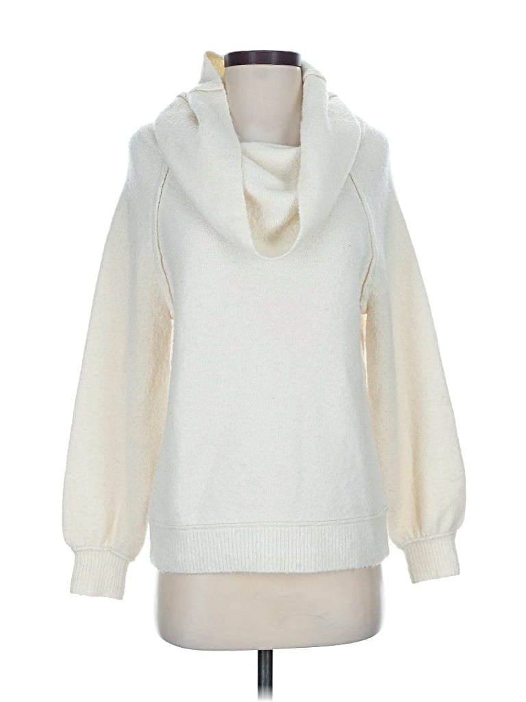 Pre-owned Free People Pullover Sweater In White