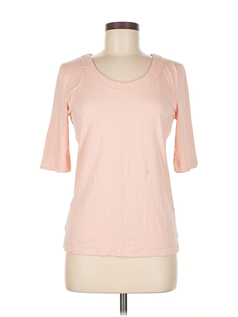Pre-owned Ann Taylor Factory 3/4 Sleeve T-shirt In Pink