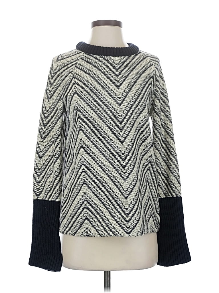 Pre-owned Tory Burch Pullover Sweater In Blue