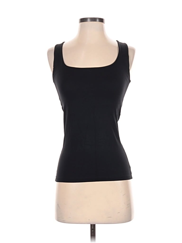 Pre-owned Unbranded Tank Top Black Strapless Neckline Tops