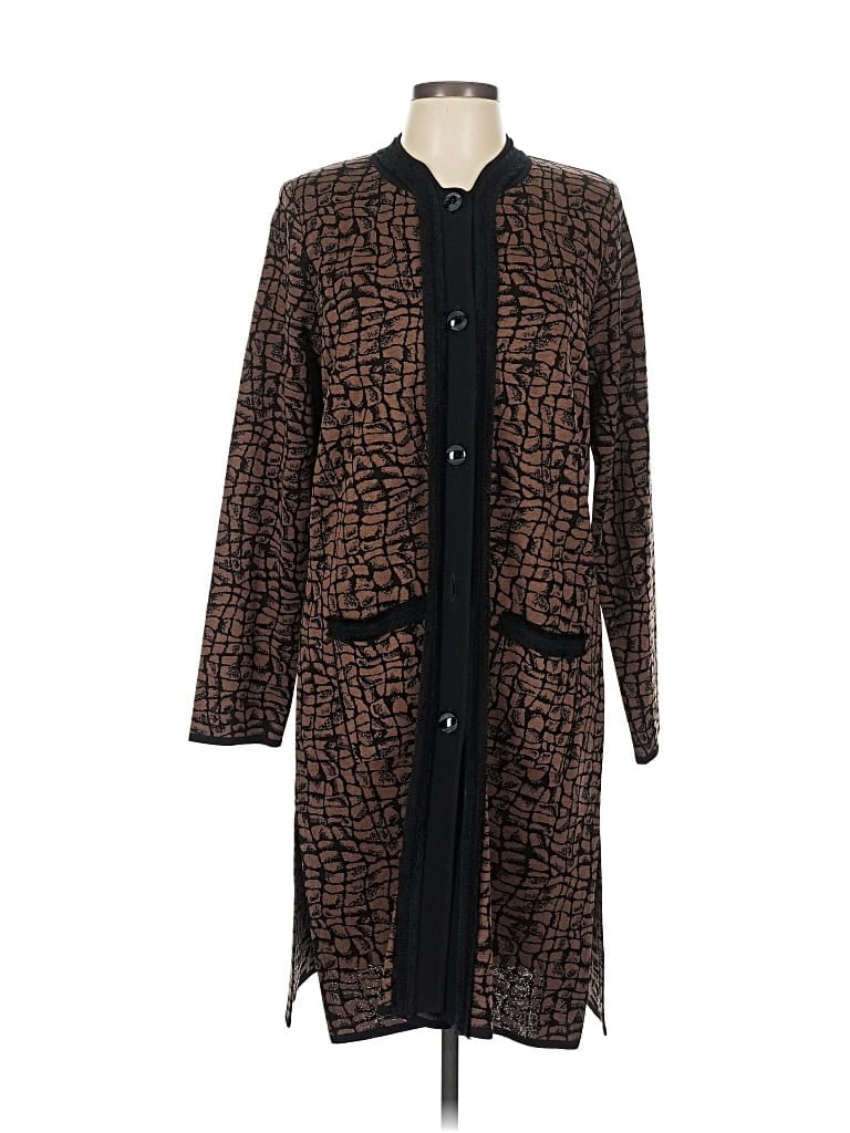 Pre-owned Misook Casual Dress In Brown