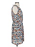 Current/Elliott Paisley Blue Casual Dress Size Sm (1) - photo 4