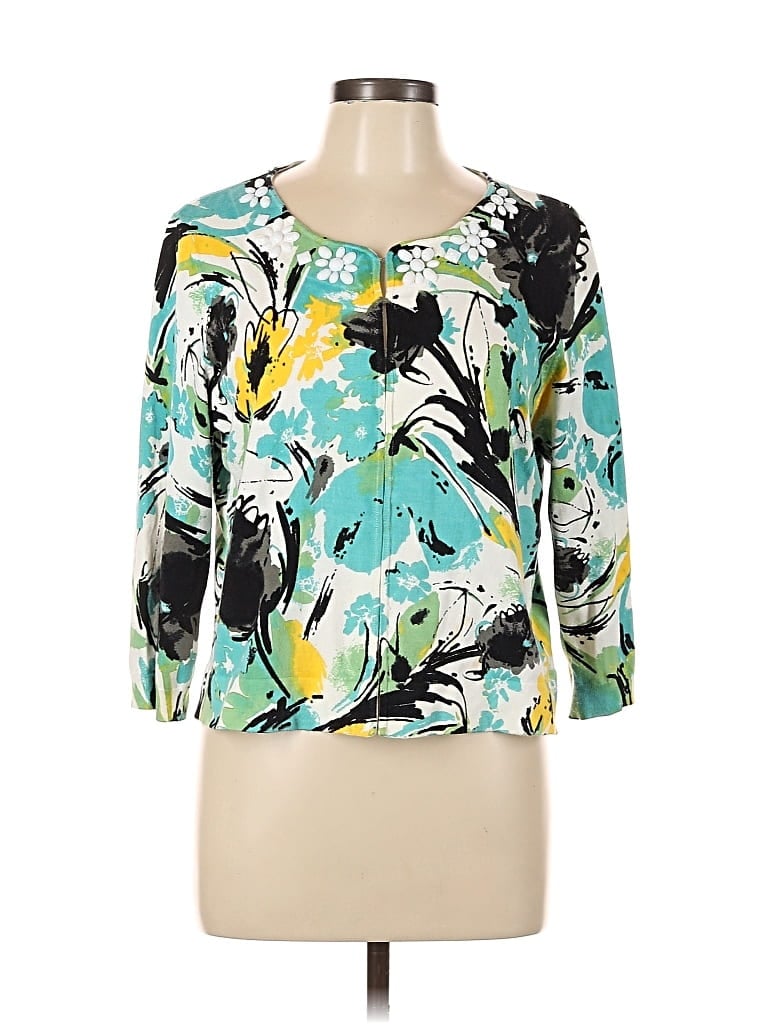 Pre-owned Style & Co Cardigan Sweater In Blue