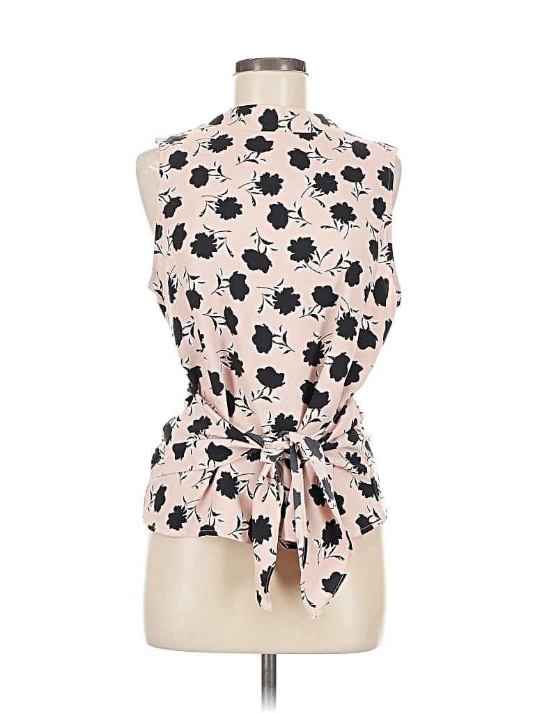 Pre-owned Ann Taylor Sleeveless Blouse In Pink