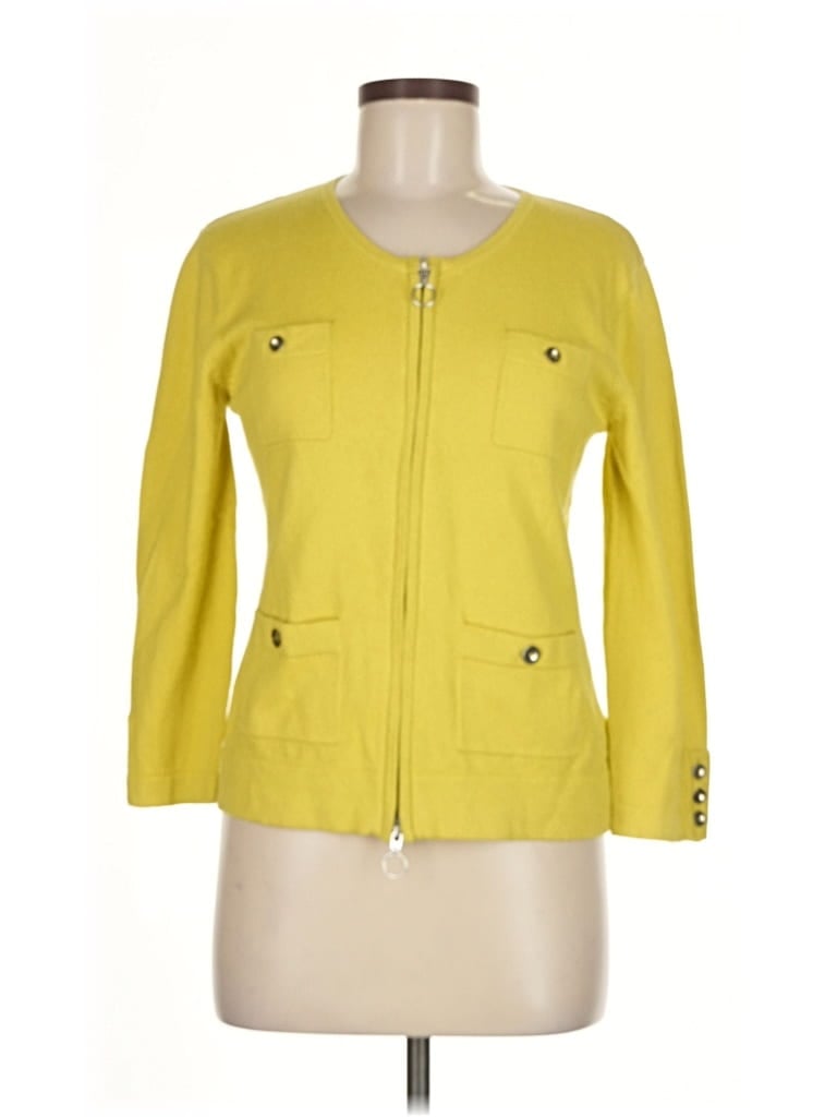 Pre-owned Tyler Boe Cardigan Sweater In Yellow