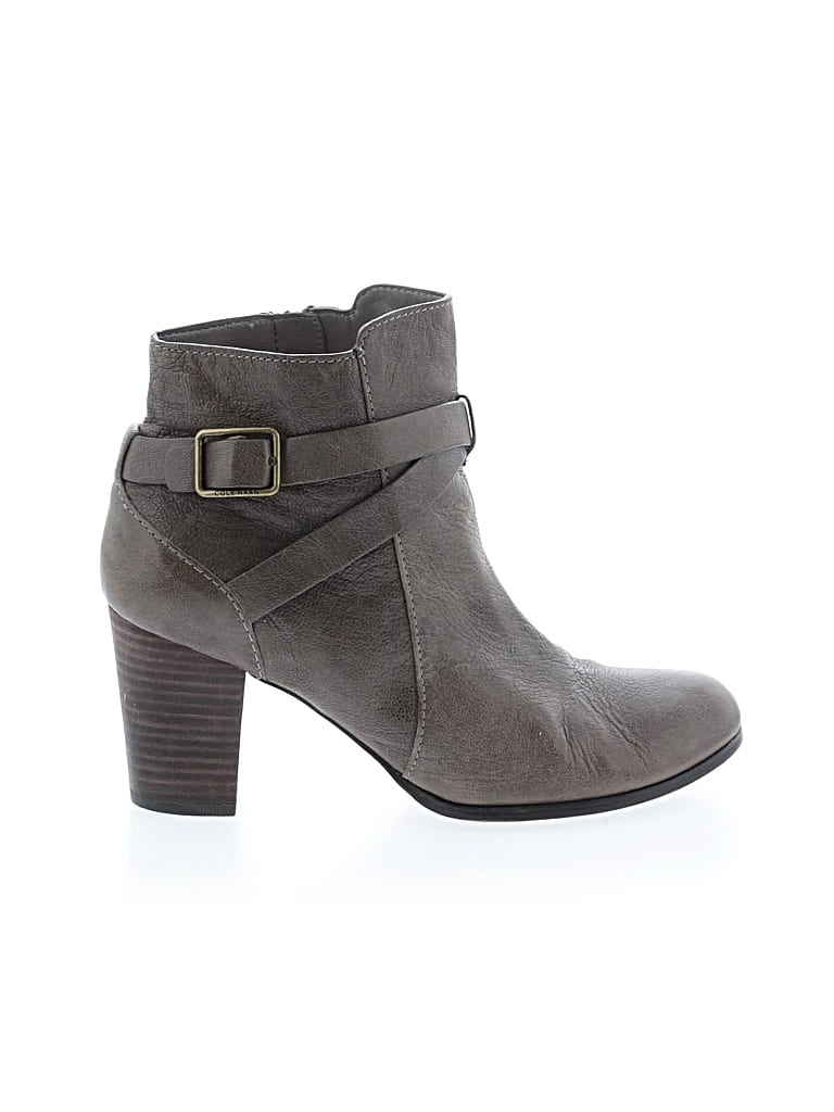Pre-owned Cole Haan Ankle Boots In Gray