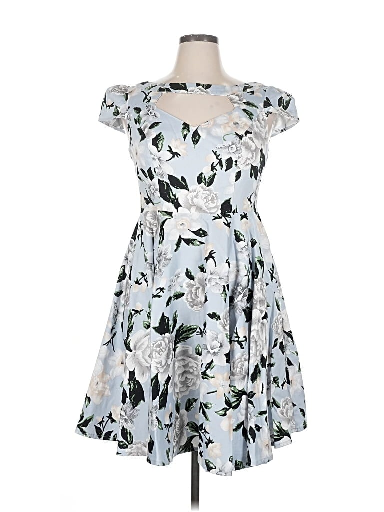 Pre-owned Belle Poque Cocktail Dress In Gray