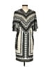 Hale Bob Print Gray Casual Dress Size S - photo 2