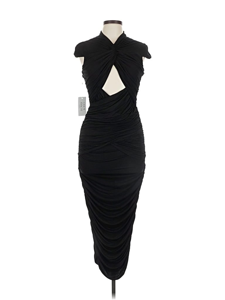 Pre-owned Ronny Kobo Cocktail Dress In Black
