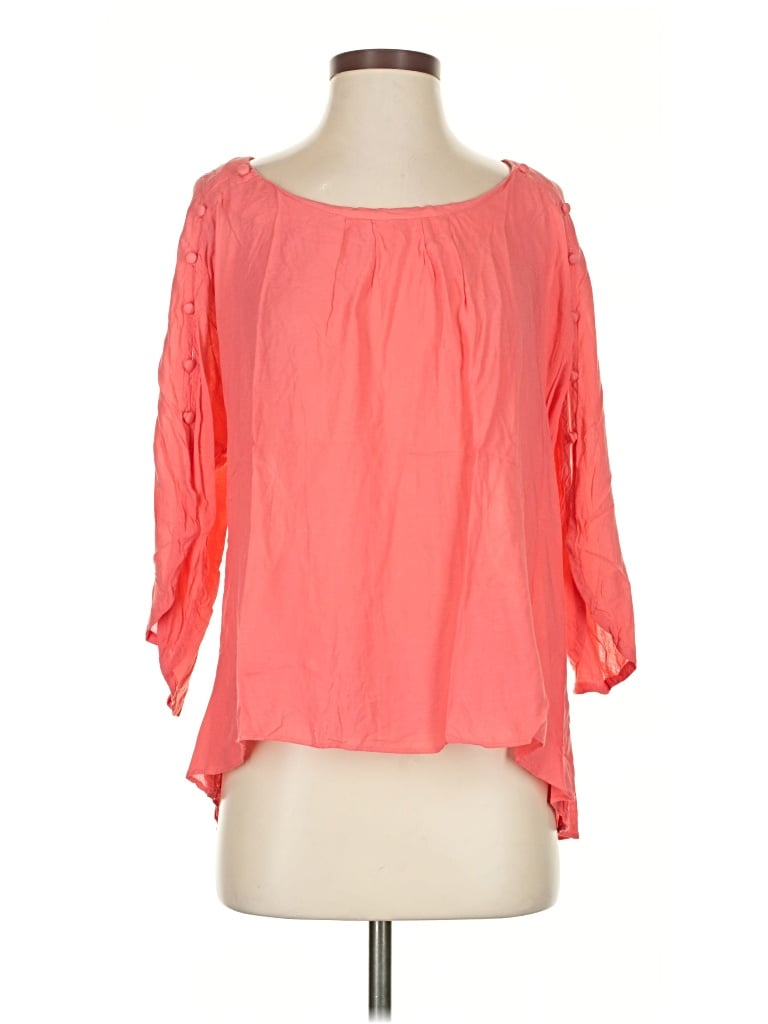 Pre-owned Maeve 3/4 Sleeve Blouse In Pink