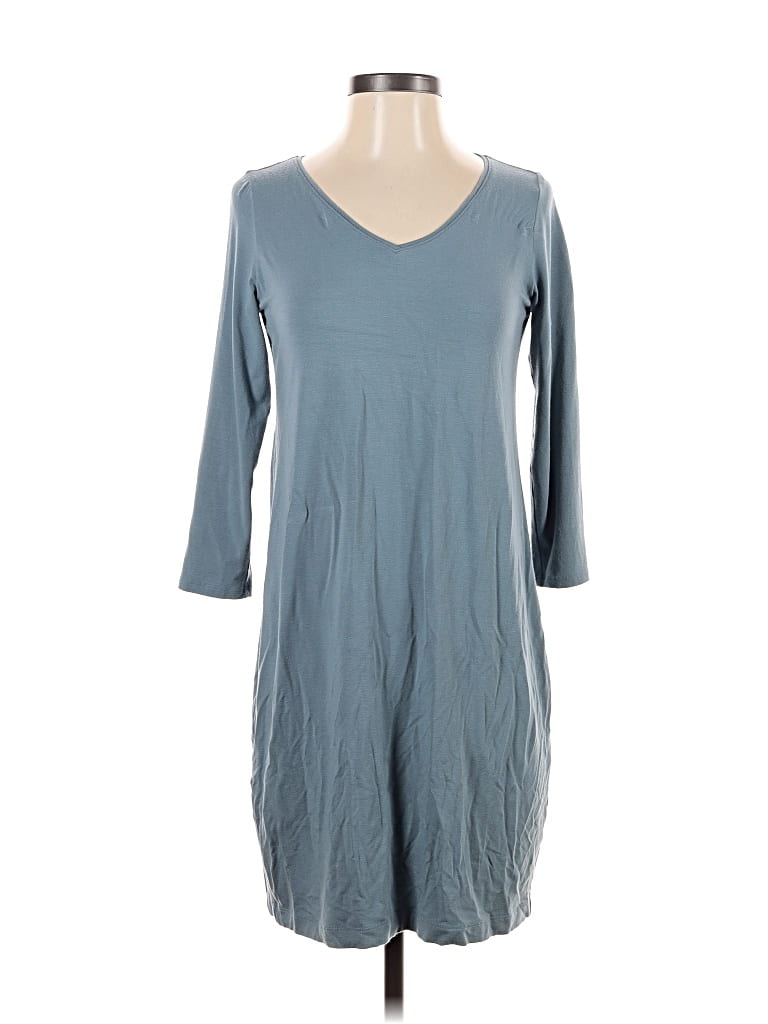 Pre-owned Eileen Fisher Casual Dress In Gray