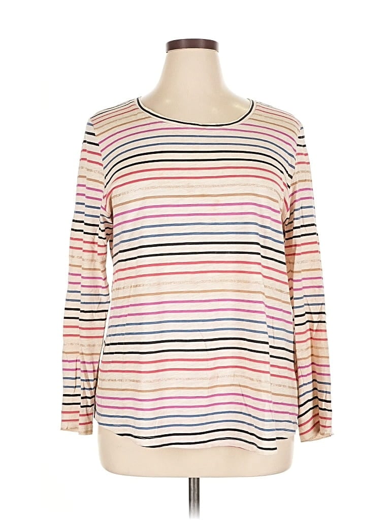 Pre-owned Style & Co Long Sleeve T-shirt In Pink