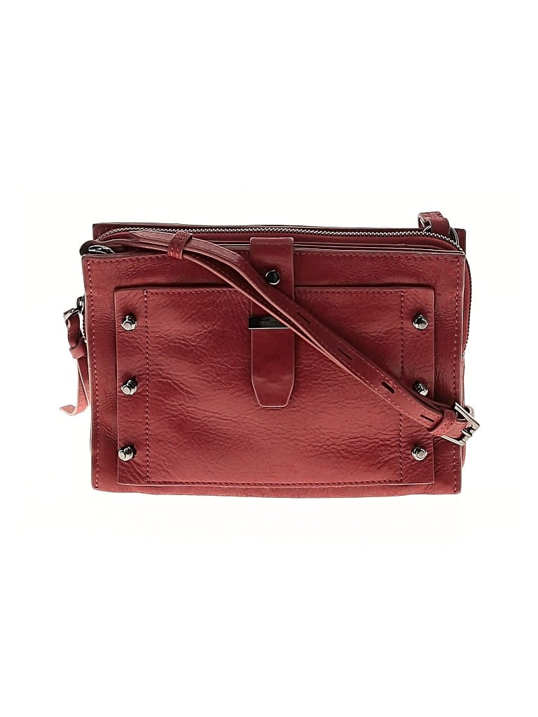 Pre-owned Botkier Leather Crossbody Bag In Burgundy