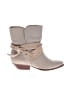 Dingo Gray Ivory Ankle Boots Size 7 - photo 1