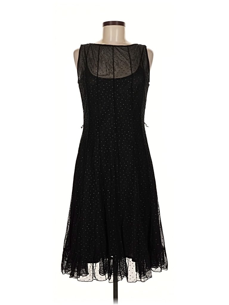 Pre-owned Sandra Darren Cocktail Dress In Black