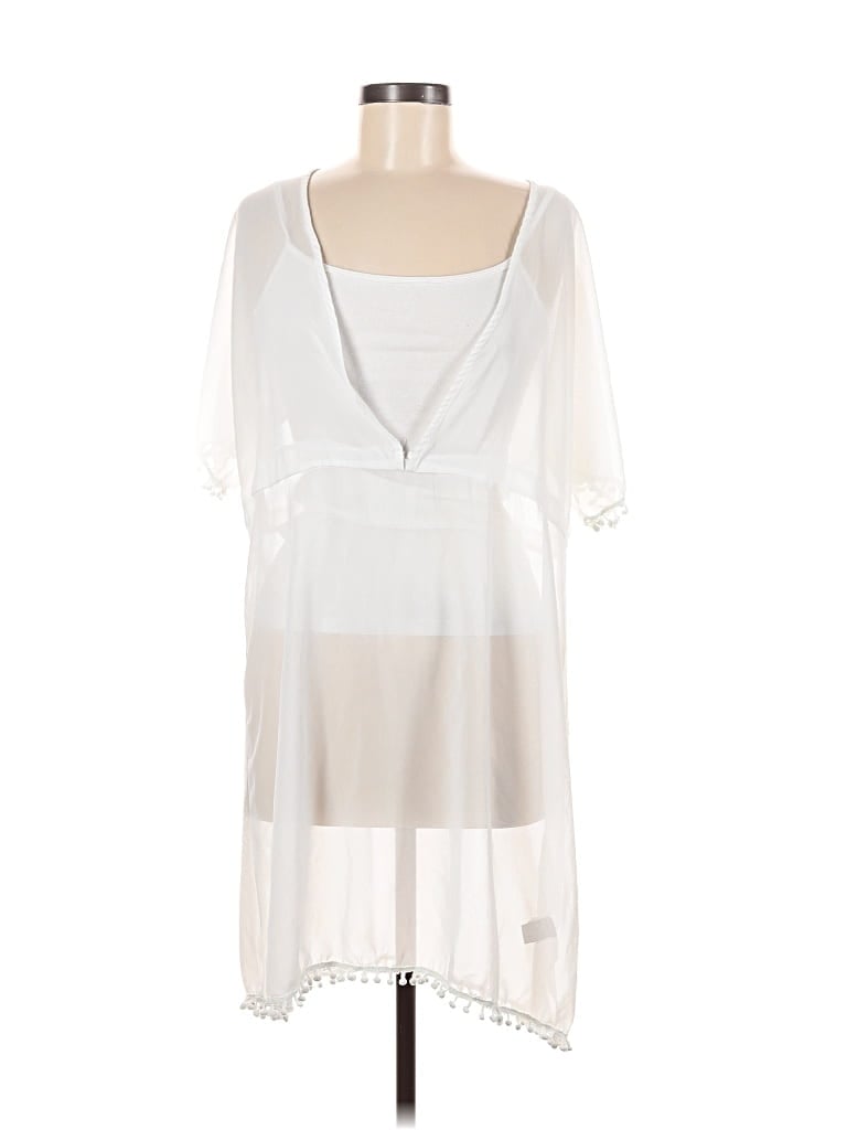 Pre-owned Shein Casual Dress In White