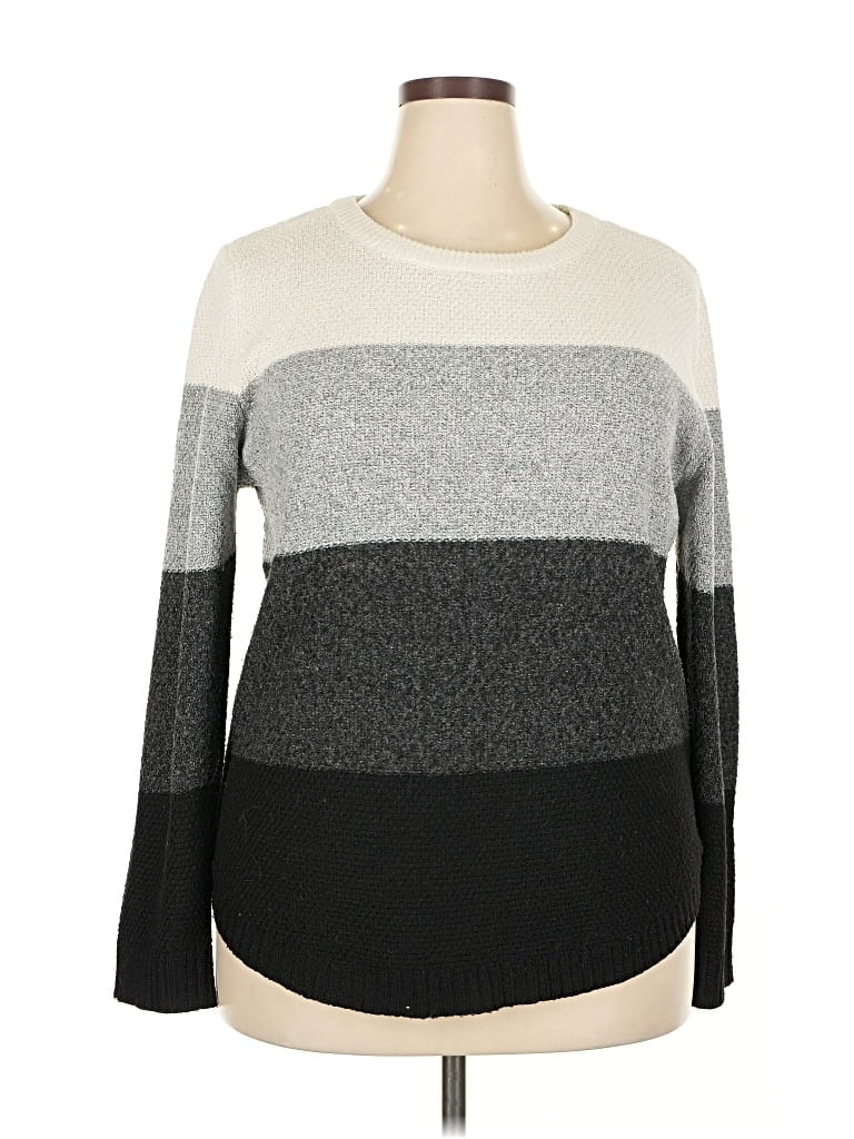 Pre-owned Pink Clover Pullover Sweater In Gray