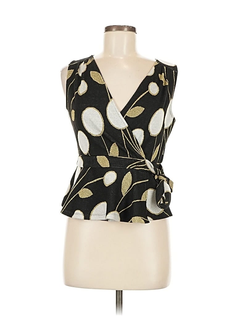 Pre-owned Maeve By Anthropologie Sleeveless Blouse In Black