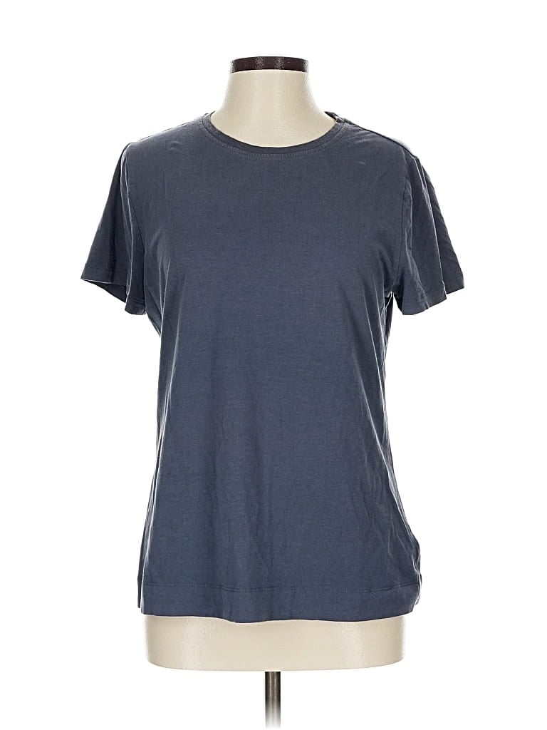 Pre-owned Athleta Short Sleeve T-shirt In Blue