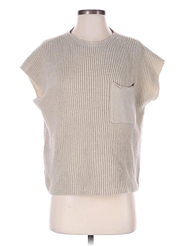 Pre-owned Shein Sweater Vest In Brown