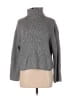 Steve Madden 100% Polyester Metallic Gray Turtleneck Sweater Size XS - photo 1