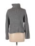 Steve Madden 100% Polyester Metallic Gray Turtleneck Sweater Size XS - photo 2