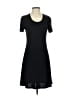 Ann Taylor 100% Polyester Solid Black Casual Dress Size S - photo 1