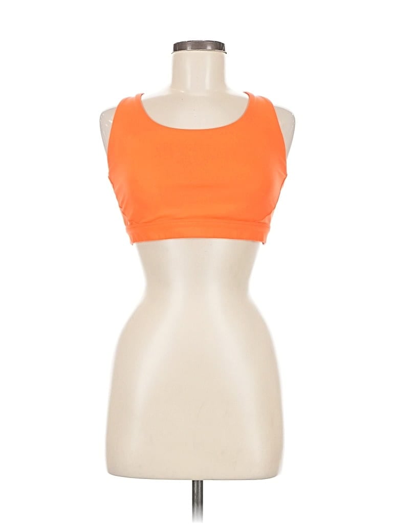 Pre-owned Athleta Sports Bra In Orange