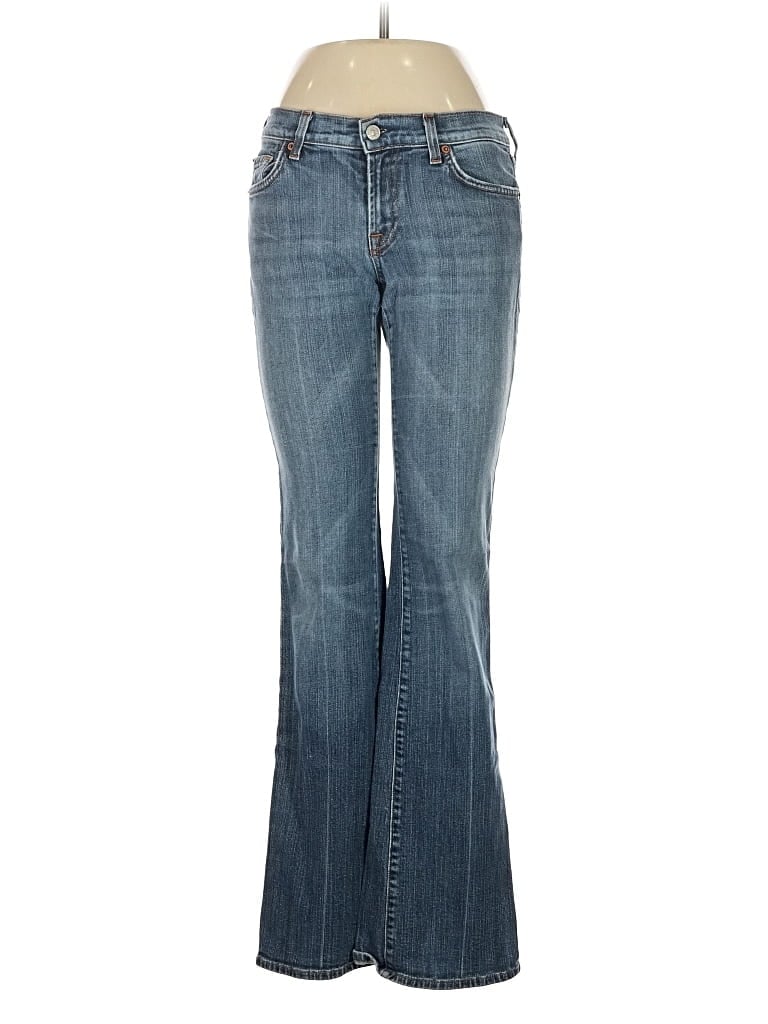 Pre-owned 7 For All Mankind Jeans In Blue