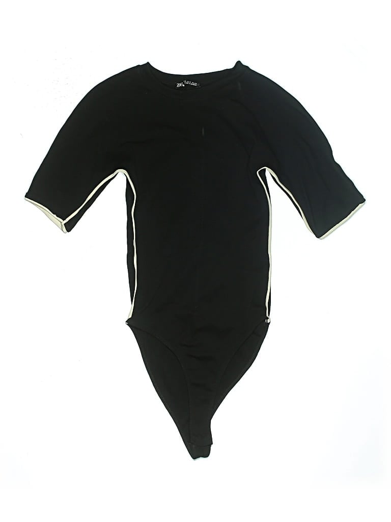 Pre-owned Zara Bodysuit In Black
