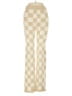 Belle the Label Argyle Ivory Casual Pants Size XS - photo 2
