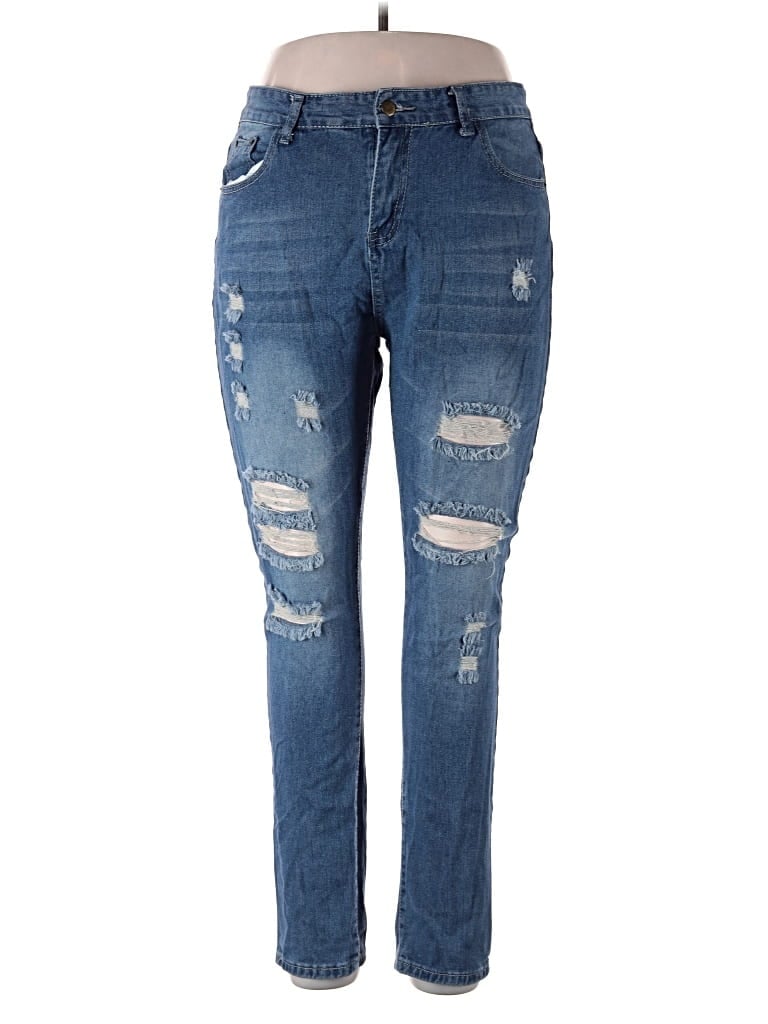 Pre-owned Unbranded Jeans In Blue