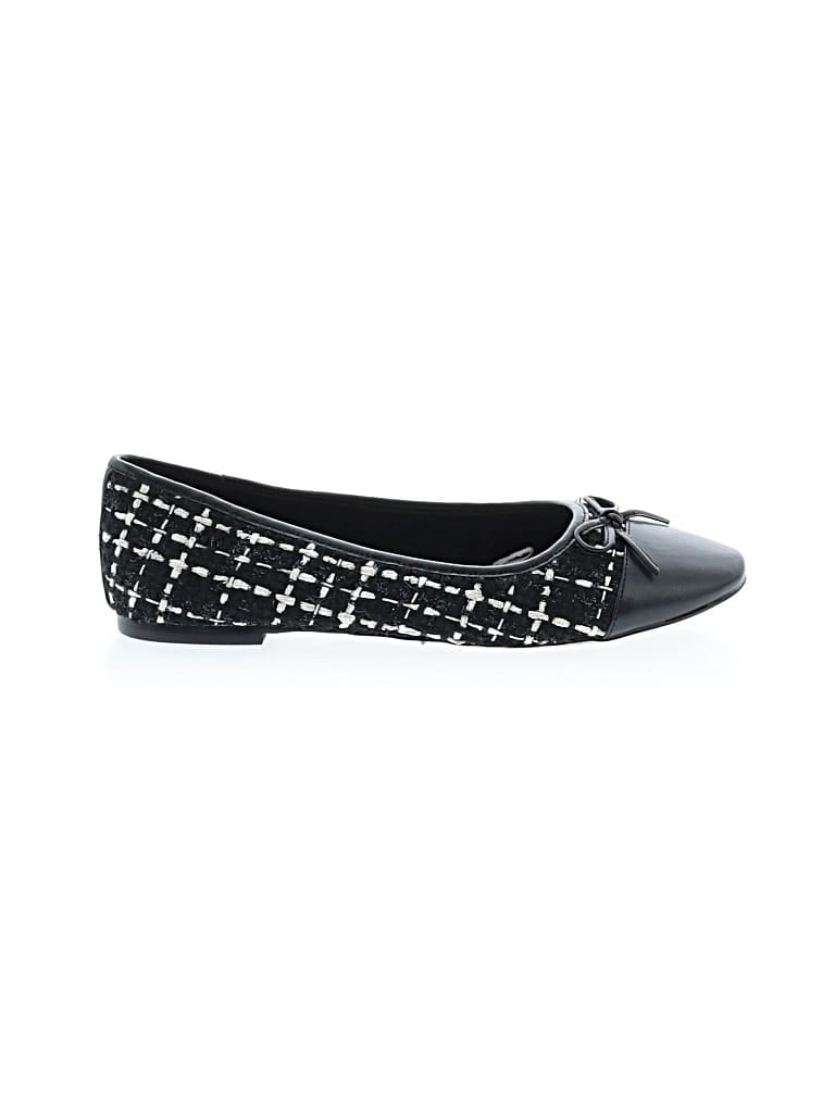 Pre-owned J.crew Factory Store Flats In Black