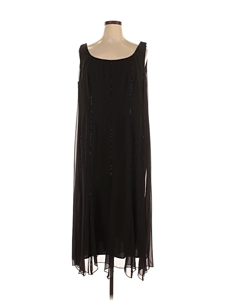 Pre-owned Alex Evenings Casual Dress In Black