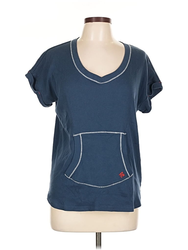 Pre-owned Tommy Hilfiger Short Sleeve T-shirt In Blue