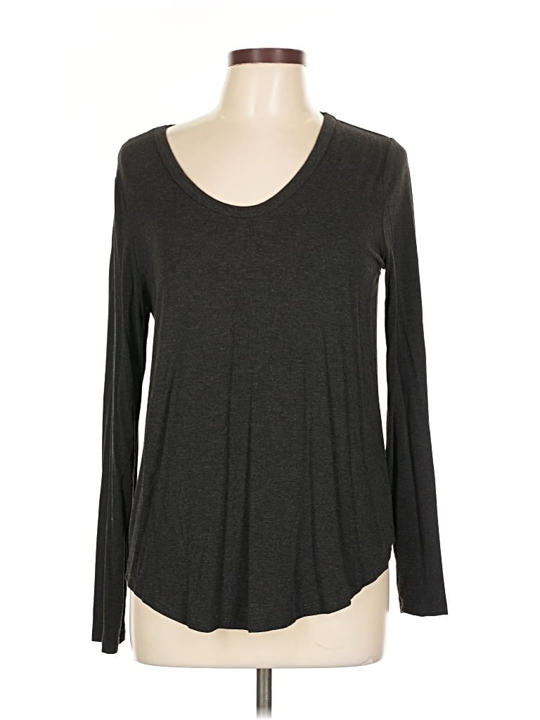 Pre-owned Market & Spruce Long Sleeve T-shirt In Gray