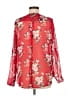 Kut from the Kloth 100% Polyester Red Long Sleeve Blouse Size M - photo 2