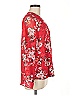 Kut from the Kloth 100% Polyester Red Long Sleeve Blouse Size M - photo 4