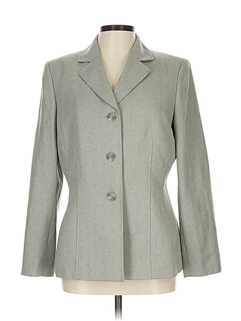 Pre-owned Le Suit Blazer Jacket In Gray