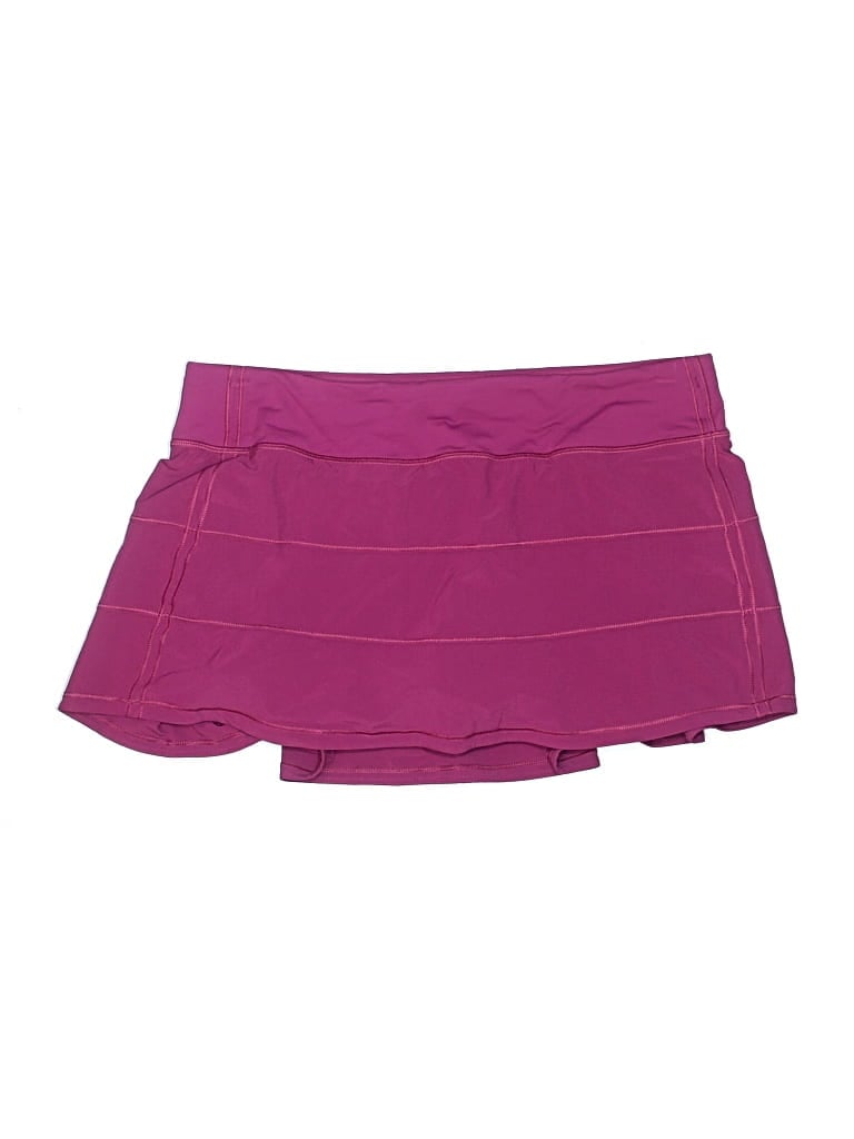 Pre-owned Lululemon Athletica Active Skort In Purple