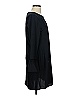 J.Crew 100% Polyester Solid Black Casual Dress Size 4 - photo 4