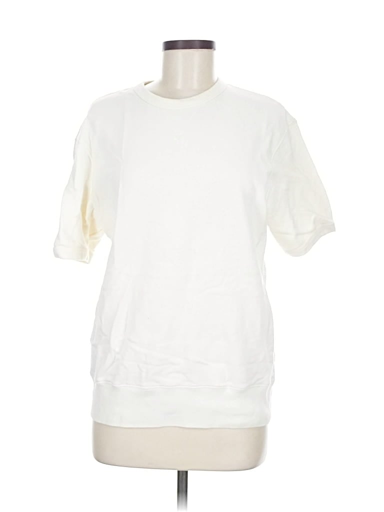 Pre-owned J.crew Factory Store Sweatshirt In White