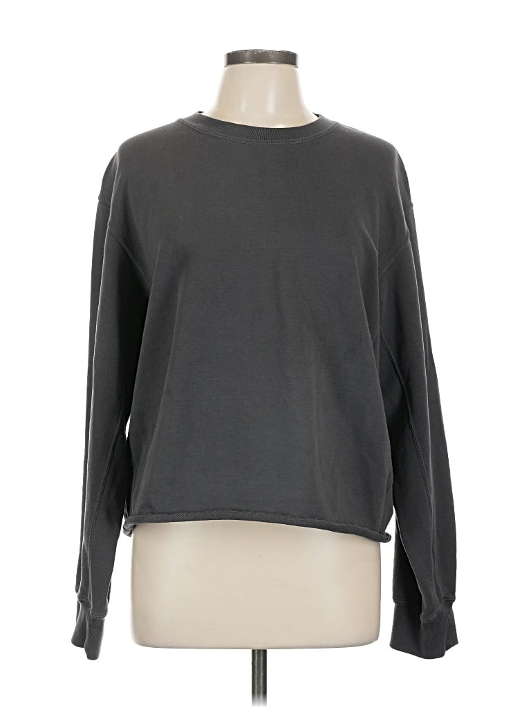 Pre-owned Uniqlo Sweatshirt In Gray