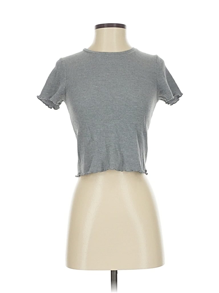 Pre-owned Wild Fable Short Sleeve T-shirt In Gray