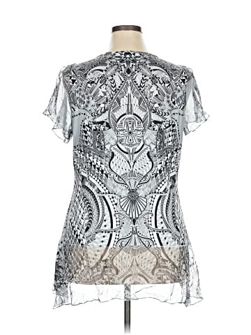 Live and Let Live Short Sleeve Blouse (view 2)