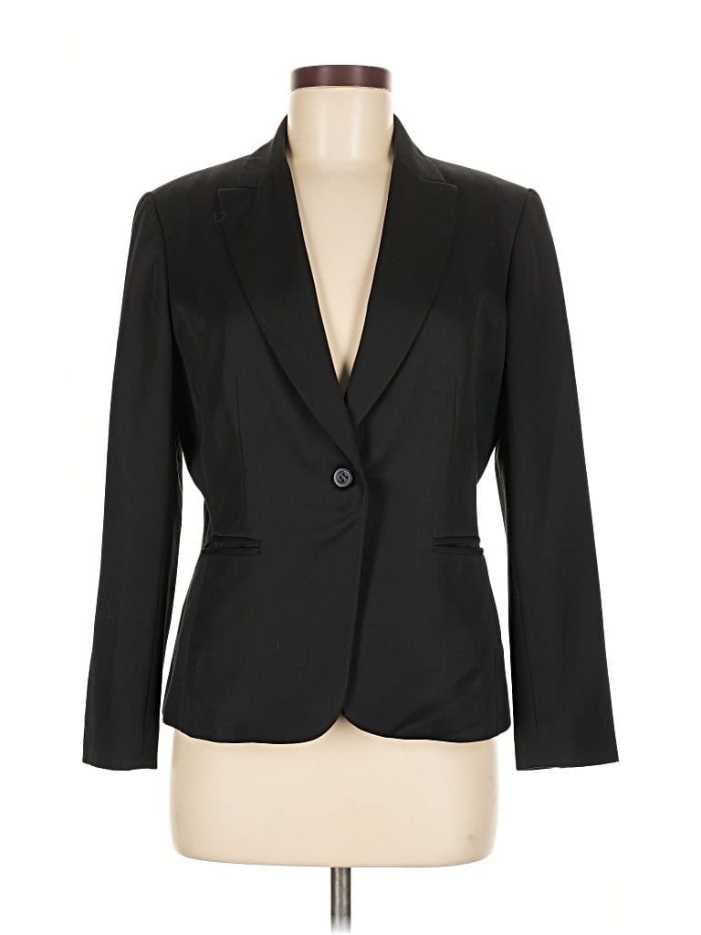 Pre-owned Haggar Blazer Jacket In Black