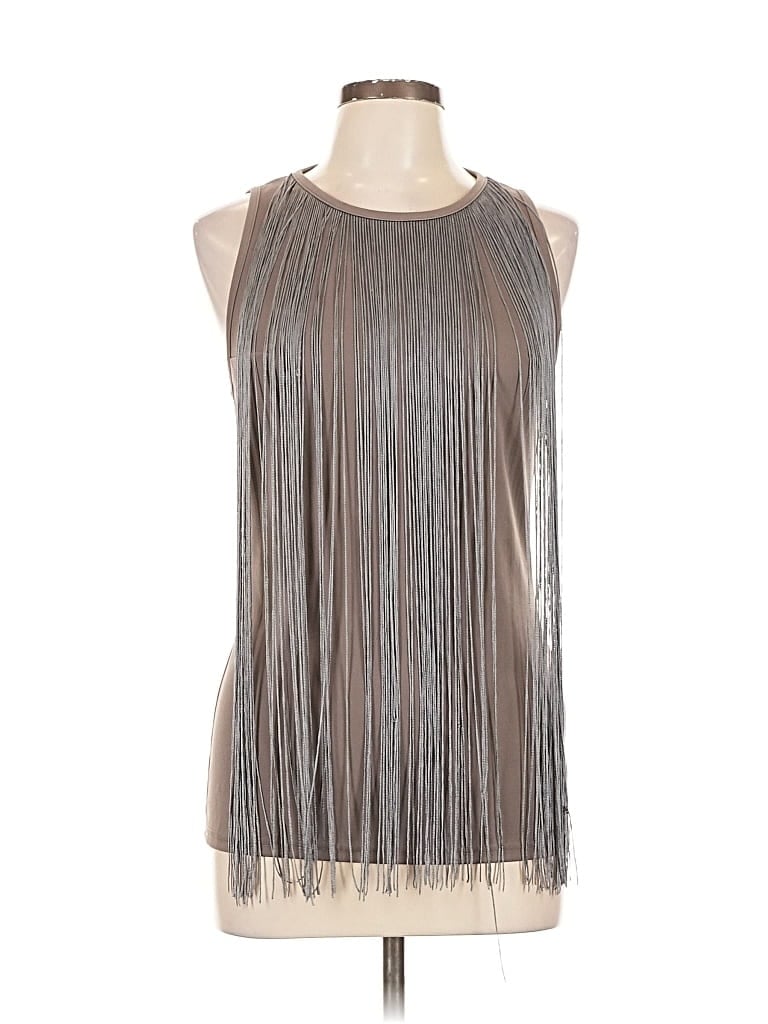 Pre-owned Sam Edelman Sleeveless Blouse In Silver