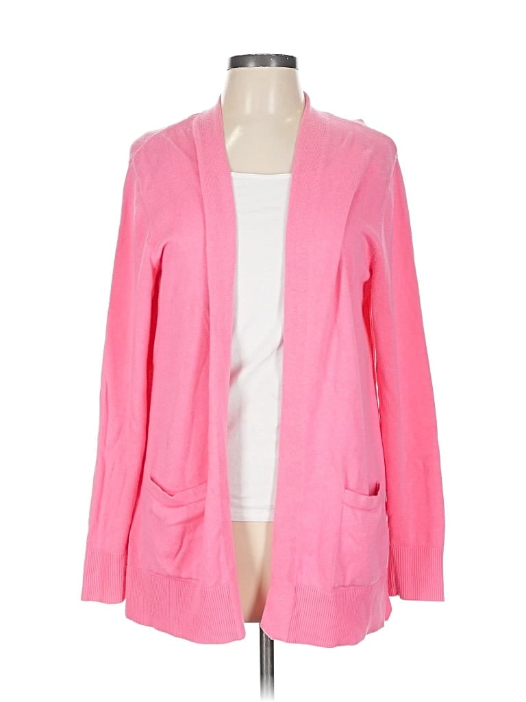 Pre-owned Croft & Barrow Cardigan Sweater In Pink