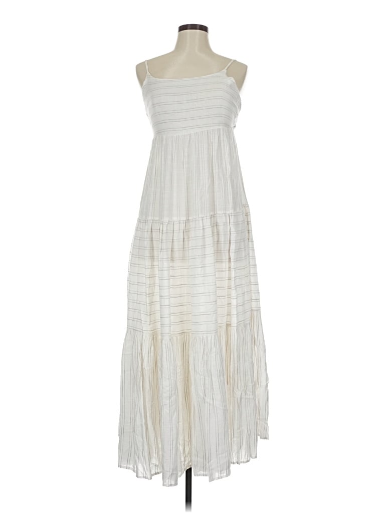 Pre-owned L*space Casual Dress In White